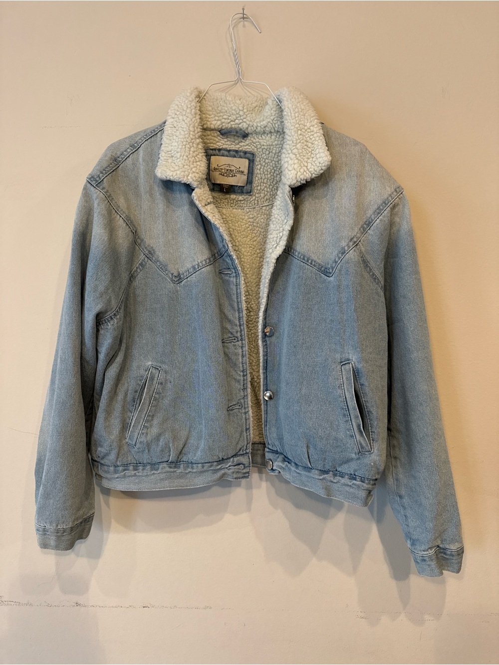 Denim Sherpa Jacket